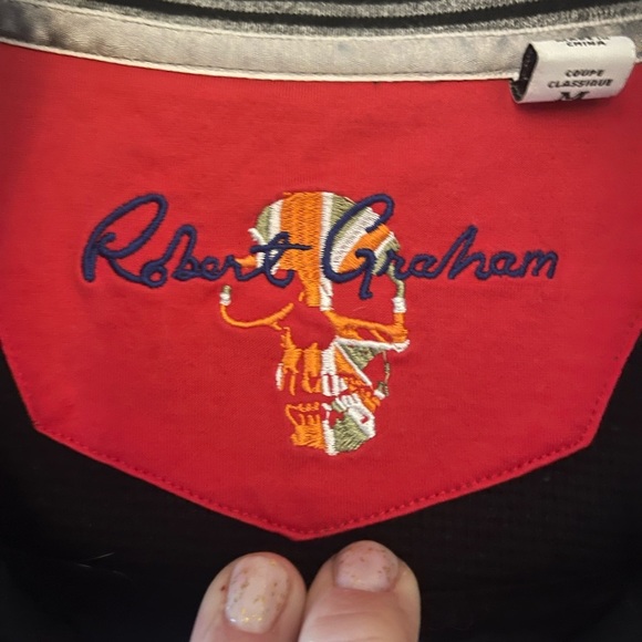 Robert Graham 1/4 zip • Mens Medium - Picture 6 of 9